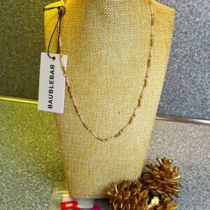BaubleBar– NWT – Pink and Gold Beaded Necklace